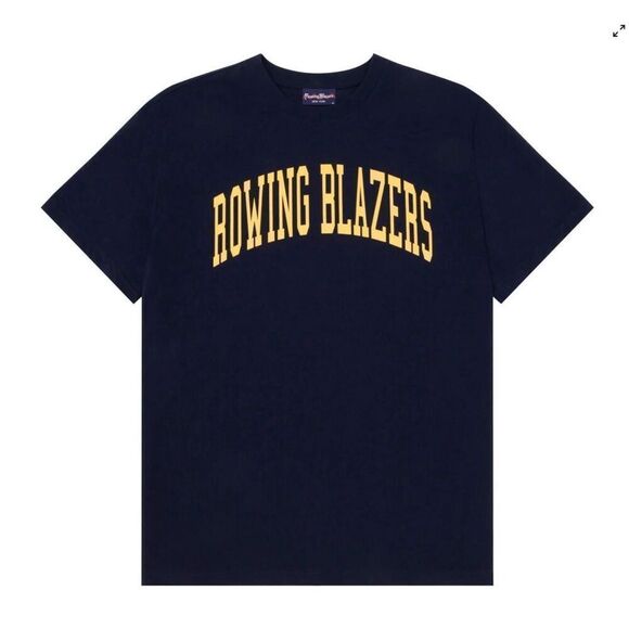 Rowing Blazers Collegiate Arch Tee Navy - Picture 1 of 3